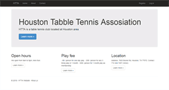 Desktop Screenshot of houstontabletennis.org